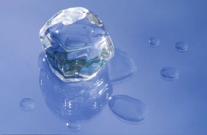 Impresión enmarcada : Cubo de hielo.