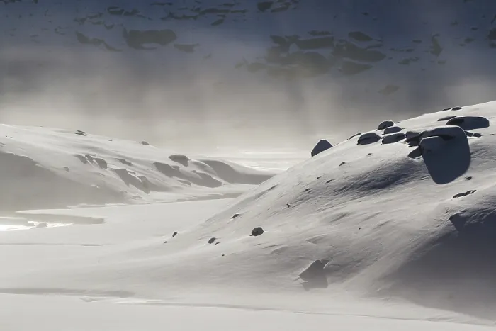 Impresión enmarcada : Paisaje de Hielo Oderteich