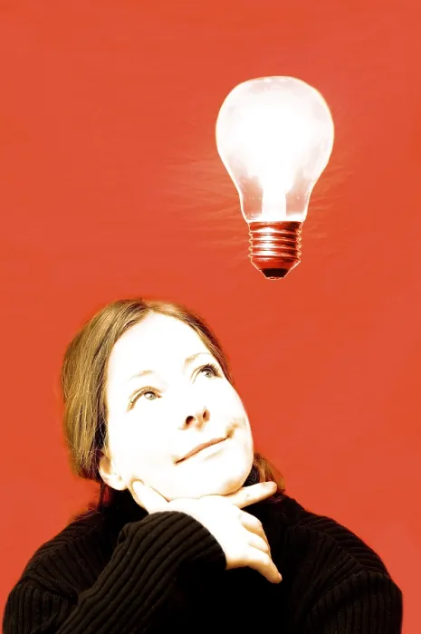 Impresión enmarcada : Tener una idea.