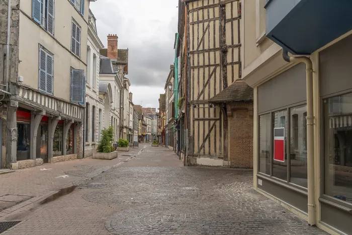 Impresión enmarcada : Impresión de Troyes. Impresión enmarcada : Impresión de Troyes.