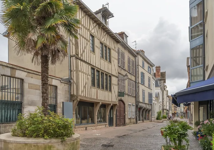 Impresión enmarcada : Impresión de Troyes. Impresión enmarcada : Impresión de Troyes.