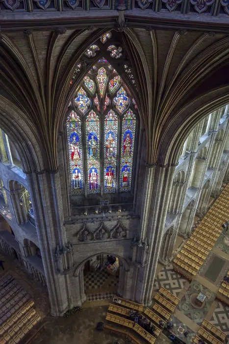 Impresión enmarcada : Vista Interior de la Catedral de Ely.