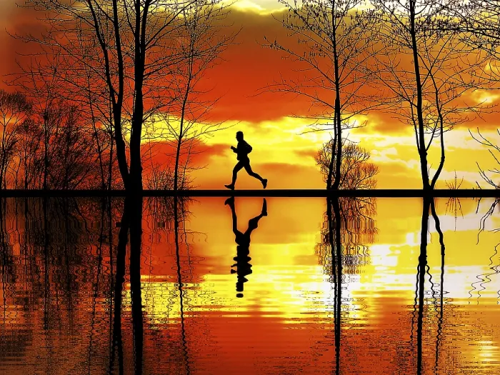 Impresión enmarcada : Jogging Impresión enmarcada : Jogging