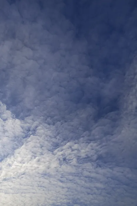 Impresión enmarcada : Capa de nubes apiladas, nubes de estratocumulus.