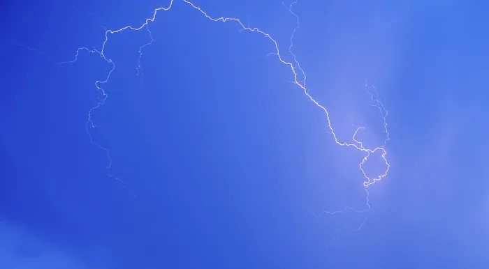 Impresión enmarcada : Lightning