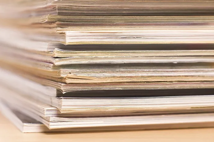 Impresión enmarcada : Revistas - macro