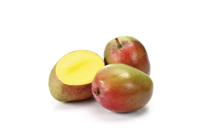 Impresión enmarcada : Dos mangos y uno cortado.