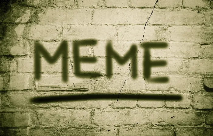 Impresión enmarcada : Concepto de meme