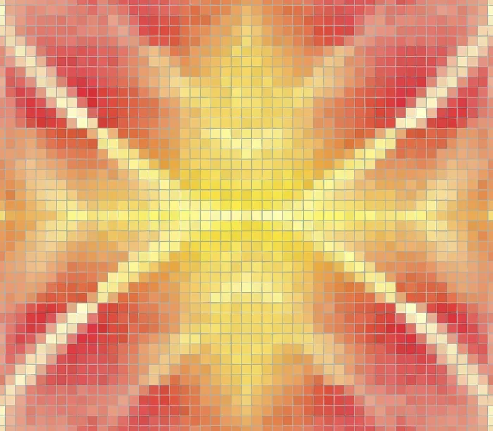 Impresión enmarcada : Mosaico abstracto vectorial
