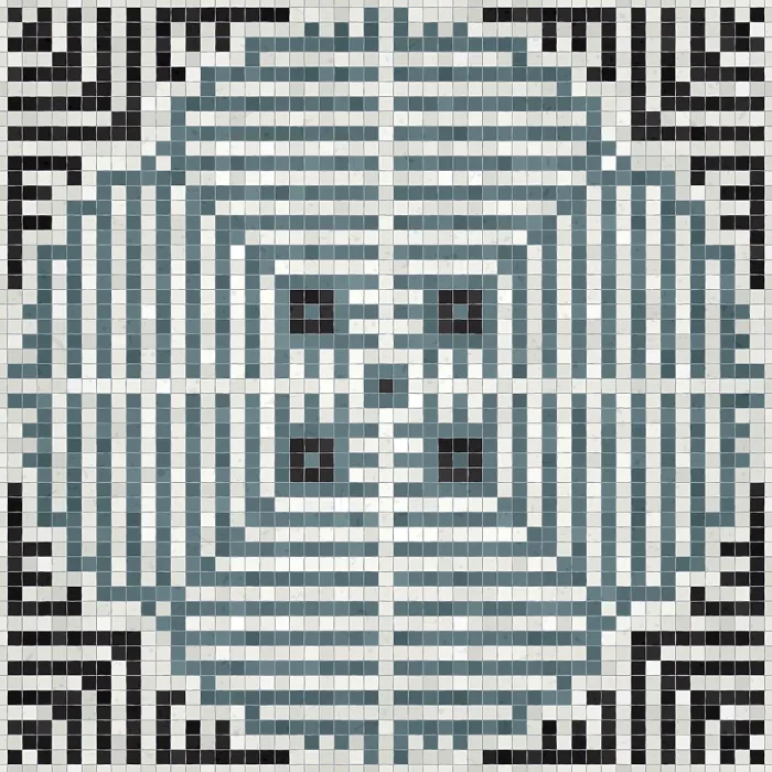 Impresión enmarcada : Mosaico de Azulejos