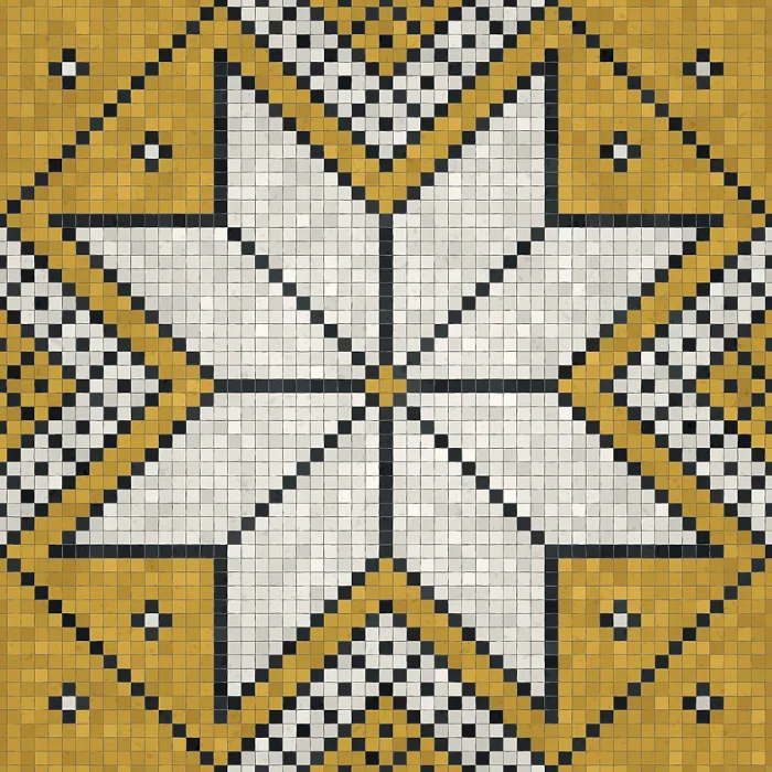 Impresión enmarcada : Mosaico de Azulejos