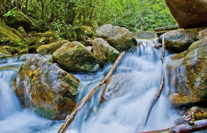 Impresión enmarcada : Arroyos de montaña