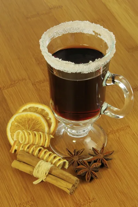 Impresión enmarcada : Vino caliente. Impresión enmarcada : Vino caliente.