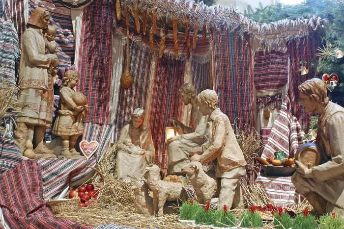 Impresión enmarcada : Escena de la Natividad Impresión enmarcada : Escena de la Natividad