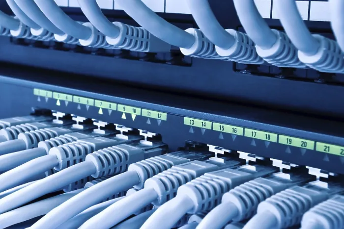 Impresión enmarcada : Switch de red Switch LAN Red local enrutada
