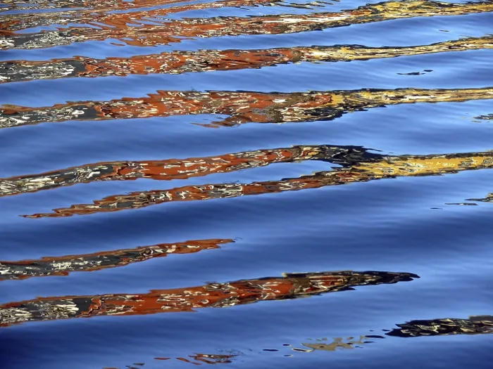 Impresión enmarcada : Reflejos, agua, reflejo.