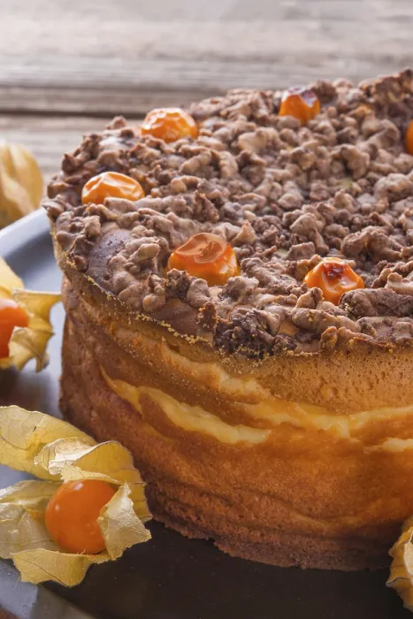 Impresión enmarcada : Tarta de queso rústica. Impresión enmarcada : Tarta de queso rústica.