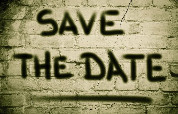 Impresión enmarcada : Concepto Save The Date