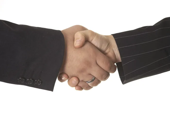 Impresión enmarcada : Shakehands