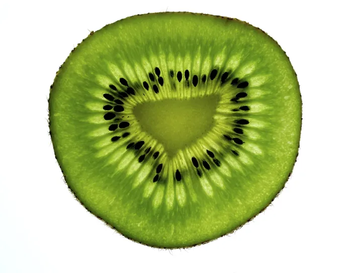 Impresión enmarcada : Rodaja de kiwi. Impresión enmarcada : Rodaja de kiwi.