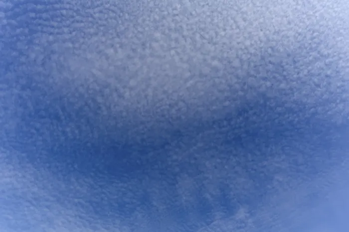 Impresión enmarcada : Nubes pequeñas y flácidas, Cirrocumulus.