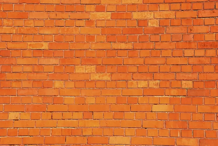 Impresión enmarcada : Pared sólida de ladrillo.