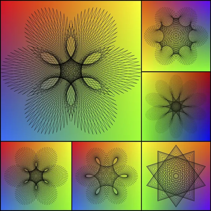 Impresión enmarcada : Spirography