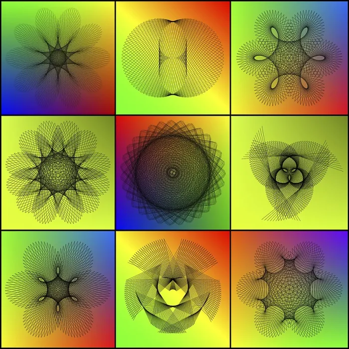 Impresión enmarcada : Spirography Impresión enmarcada : Spirography