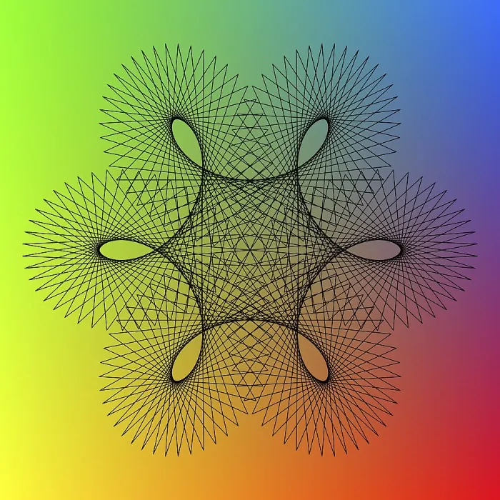 Impresión enmarcada : Spirography