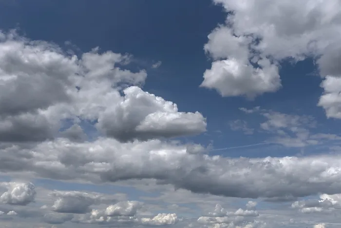 Impresión enmarcada : Nube de estratocúmulo (Stratocumulus).