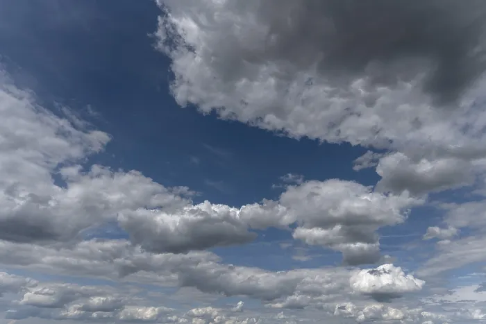 Impresión enmarcada : Nube de estratocúmulo (Stratocumulus).