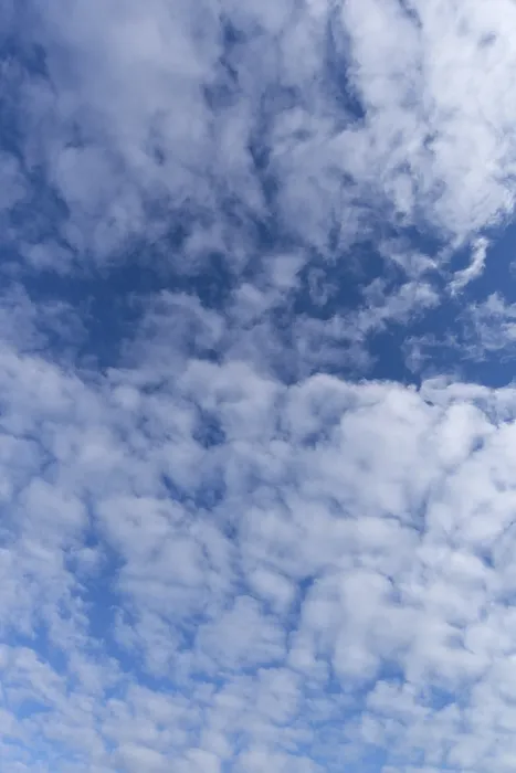 Impresión enmarcada : Nubes de estratocúmulo (Stratocumulus).