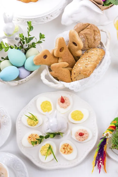 Impresión enmarcada : Huevos rellenos
