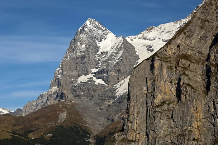 Impresión enmarcada : Cumbre del Monte Eiger, Murren.