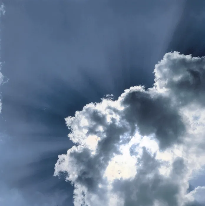 Impresión enmarcada : Sol detrás de las nubes. Impresión enmarcada : Sol detrás de las nubes.