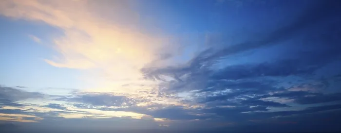 Impresión enmarcada : Cielo de puesta del sol