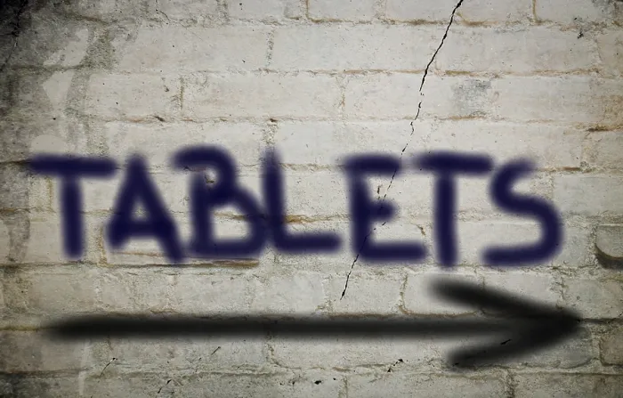 Impresión enmarcada : Tablets Concept
