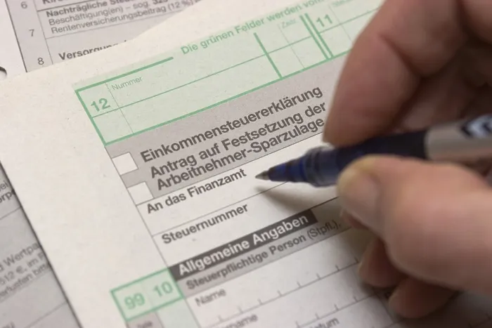 Impresión enmarcada : Declaración de impuestos