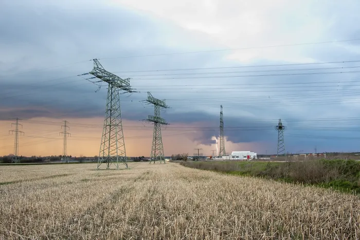 Impresión enmarcada : Celda de tormenta eléctrica.