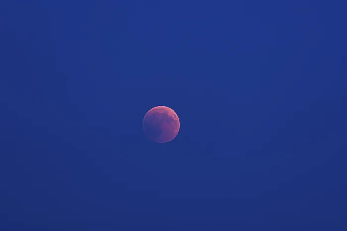 Impresión enmarcada : Eclipse lunar total el 27.07.2018 Impresión enmarcada : Eclipse lunar total el 27.07.2018