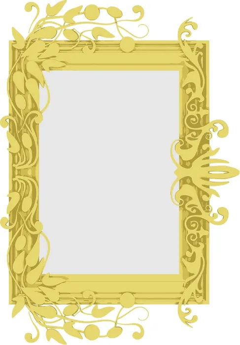Impresión enmarcada : Marco de oro vector. Impresión enmarcada : Marco de oro vector.