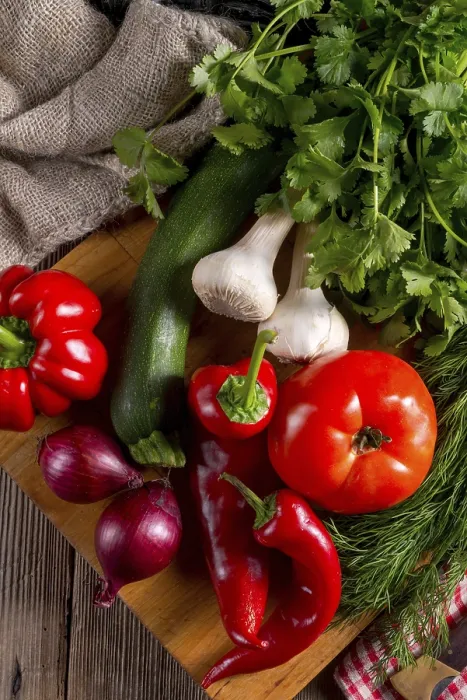 Impresión enmarcada : Tableta de verduras. Impresión enmarcada : Tableta de verduras.