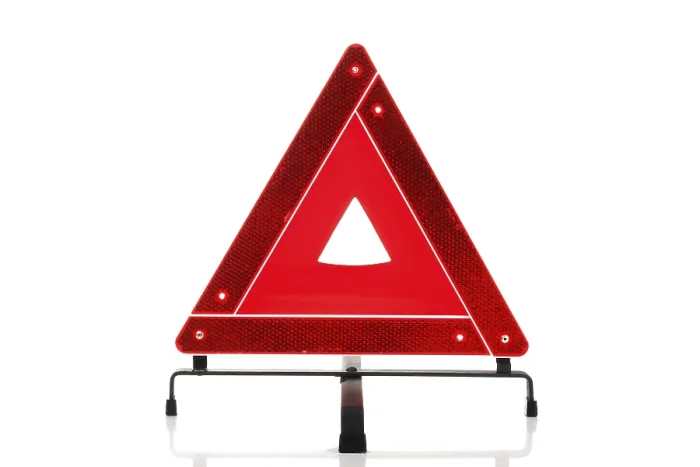 Impresión enmarcada : Aviso triángulo. Impresión enmarcada : Aviso triángulo.