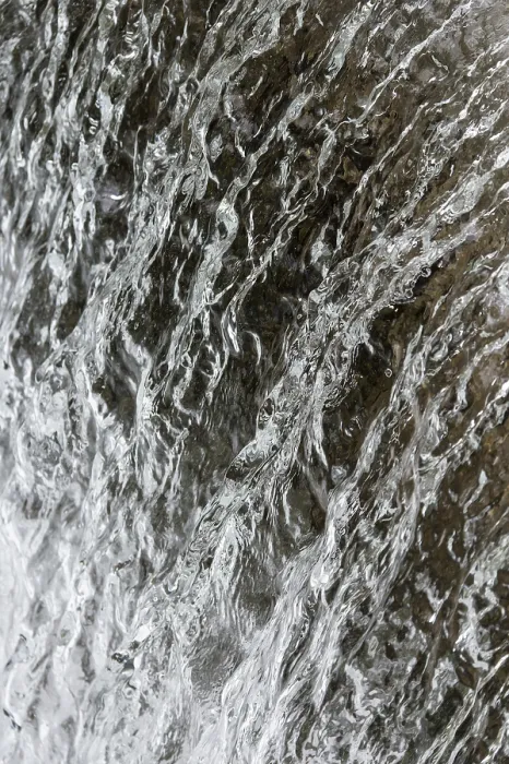 Impresión enmarcada : Cascada, en primer plano.