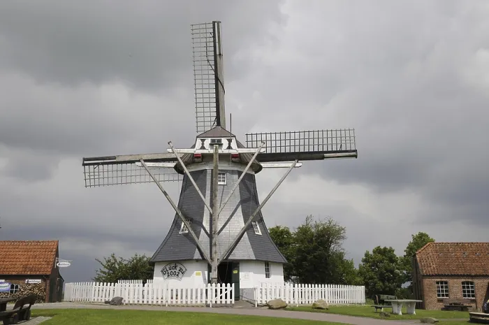 Impresión enmarcada : Molino de viento Werdumer Muhle, Werdum.