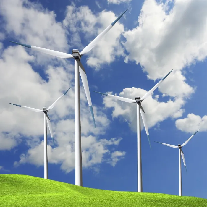 Impresión enmarcada : Energía eólica.