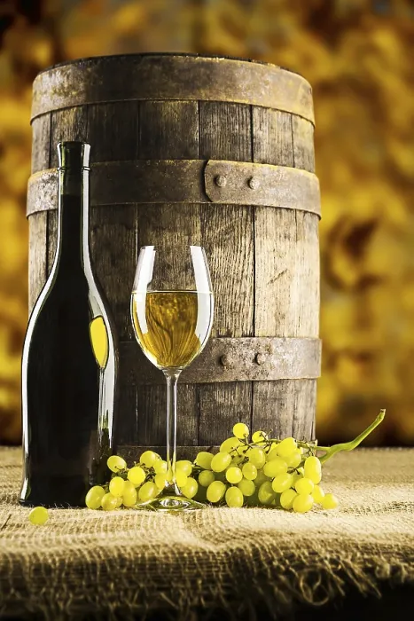 Impresión enmarcada : Composición de vino. Impresión enmarcada : Composición de vino.