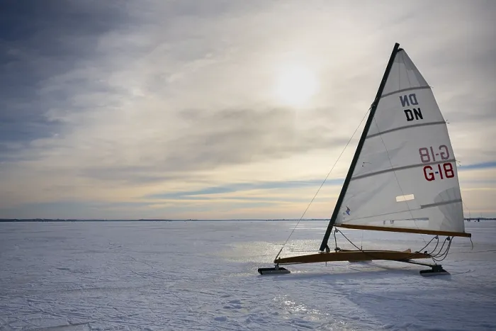 Impresión enmarcada : Invierno en Dummer See con.