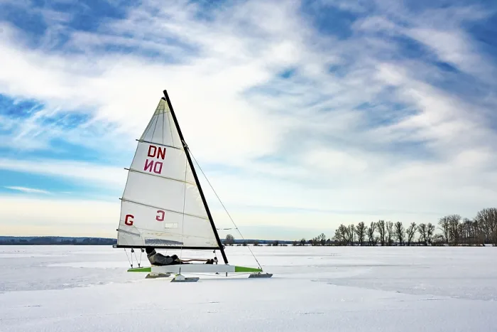 Impresión enmarcada : Invierno en Dummer See con. Impresión enmarcada : Invierno en Dummer See con.