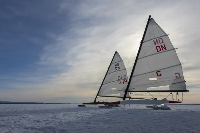 Impresión enmarcada : Invierno en Dummer See con. Impresión enmarcada : Invierno en Dummer See con.